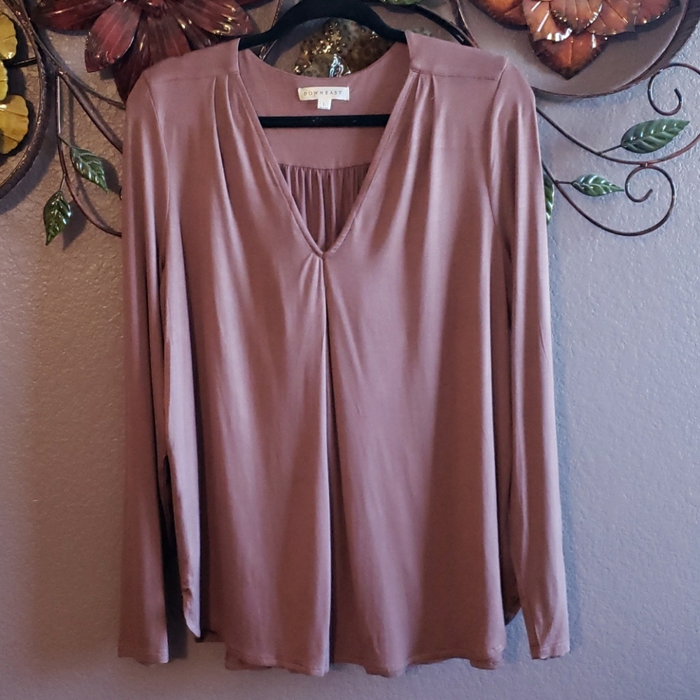 Very soft long sleeve blouse